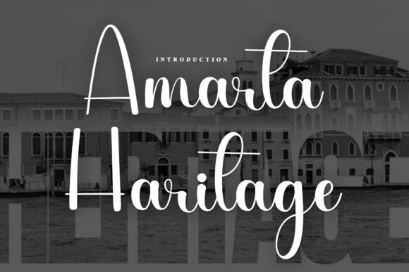 Amarta Haritage: A Premium Font for Artisanal Brands