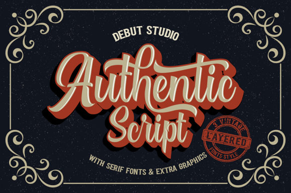 Authentic Duo: The Ultimate Creative Font for Bold Branding