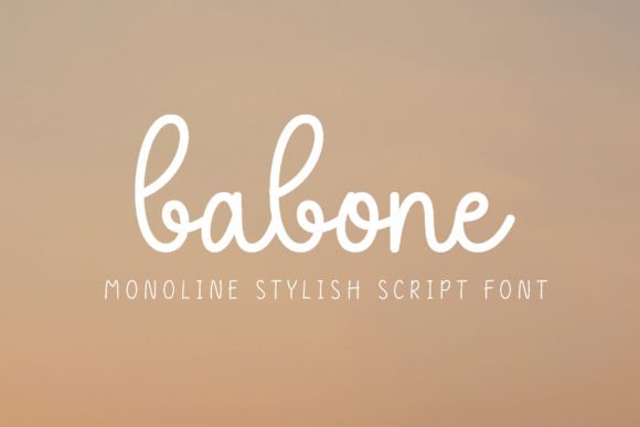 Babone: The Monoline Script That Feels Like a Friend