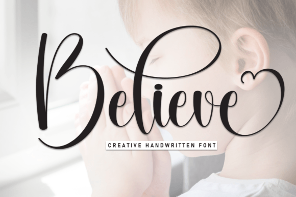 Believe: An Elegant Script Font for Authentic Design