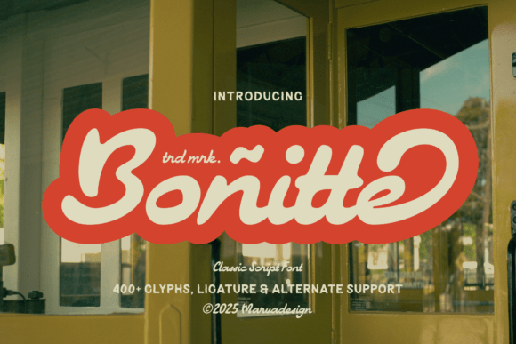 Bonitte: A Script Font with Nostalgic Charm