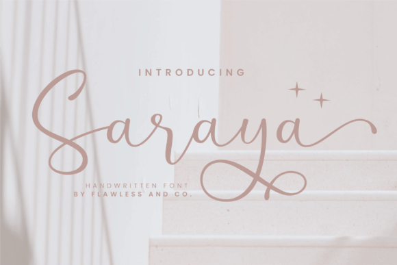Bring Sweetness to Your Brand with the Saraya Font