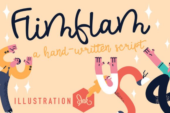 Flimflam: A Script Font for Designs That Need a Smile