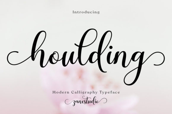 Houlding: The Script Font That Brings Grace to Modern Design