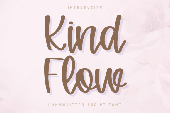 Kind Flow: A Soft and Elegant Handwritten Script Font for Designers