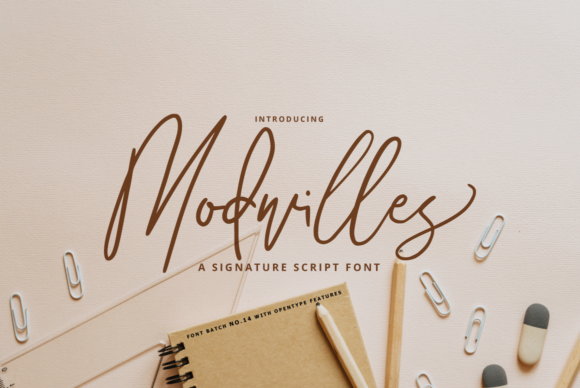 Modwilles: A Modern Script for Elegant Branding