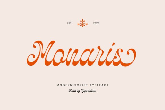 Monaris: The Script Font That Brings a Modern, Luxurious Feel