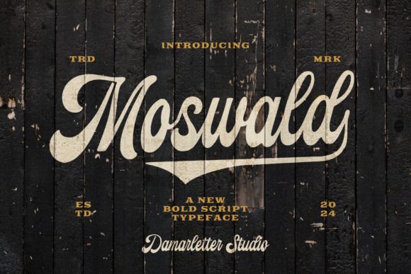 Moswald: A Script Font for Timeless, Elegant Design