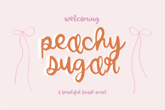 Peachy Sugar: A Font with a Friendly, Handmade Vibe