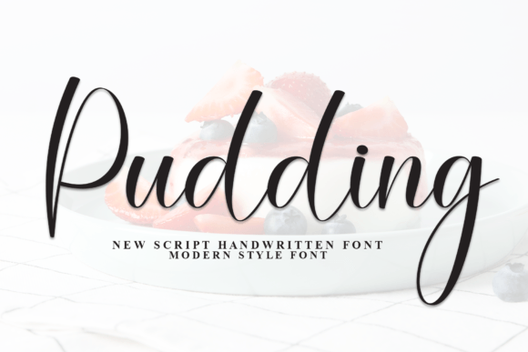 Pudding: The Elegant Script Font for Modern Designs