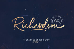 Richardson: A Signature Script for Modern Branding