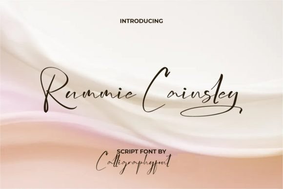 Rummie Cainsley: A Font That Feels Like a Handwritten Note