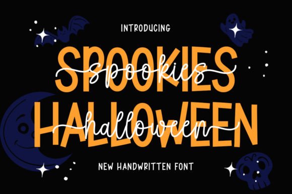 Spookies Halloween: A Dual Font for Elegant Design