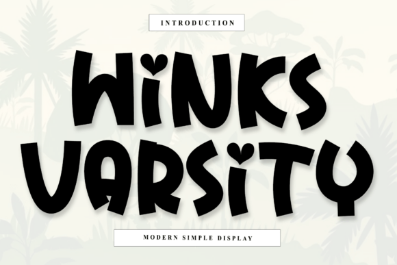 The Rhythmic Charm of Winks Varsity Script