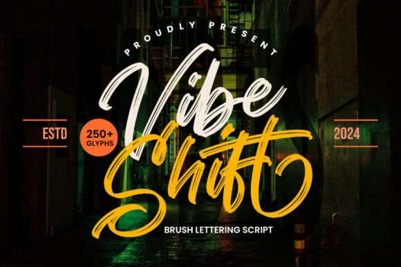 Vibe Shift: The Bold Brush Script for Unforgettable Brands