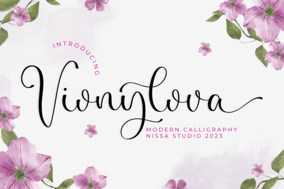 Vionylova: Unlocking Elegant Design with a Delicate Script Font